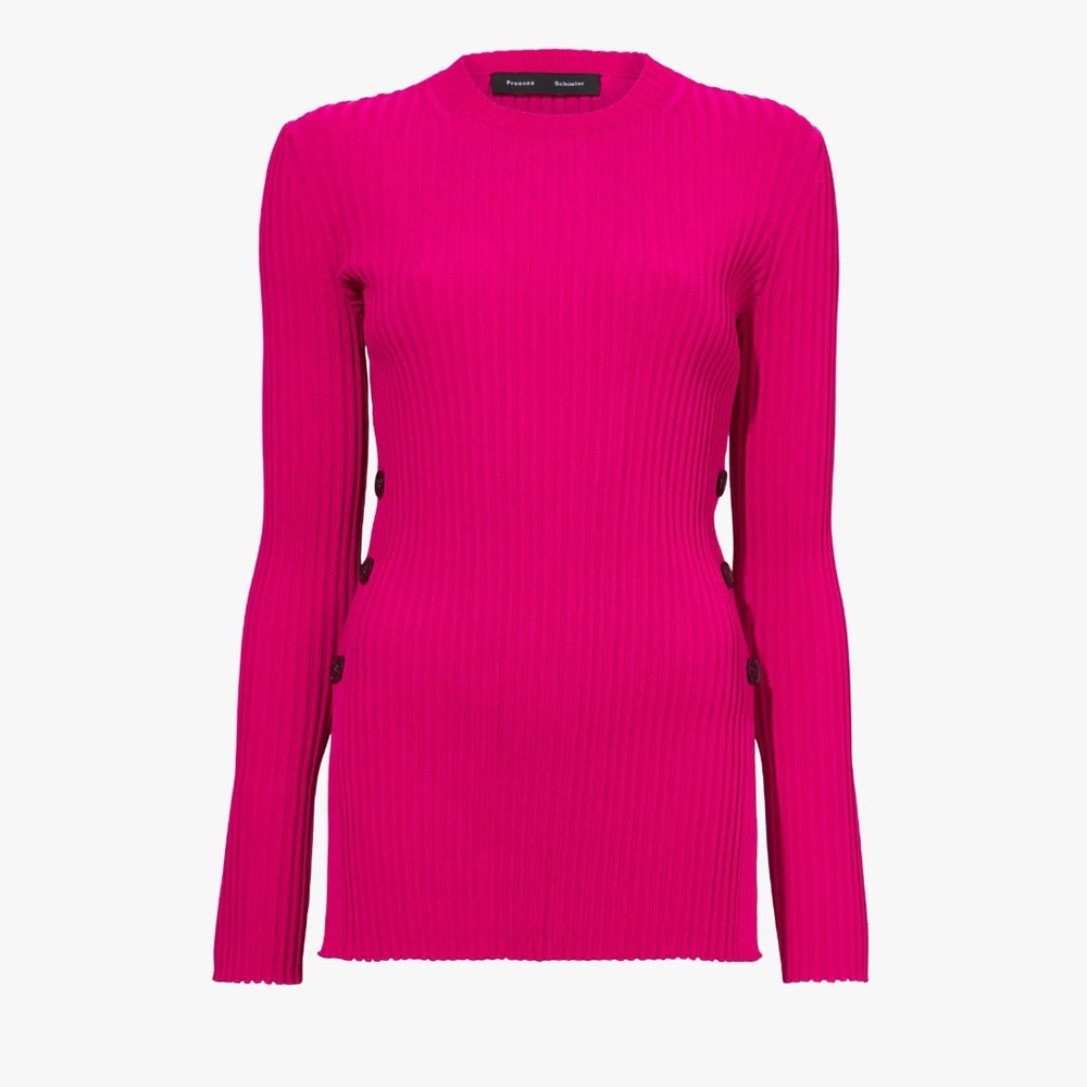 NWT proenza schouler Rib Knit Long Sleeve Sweater